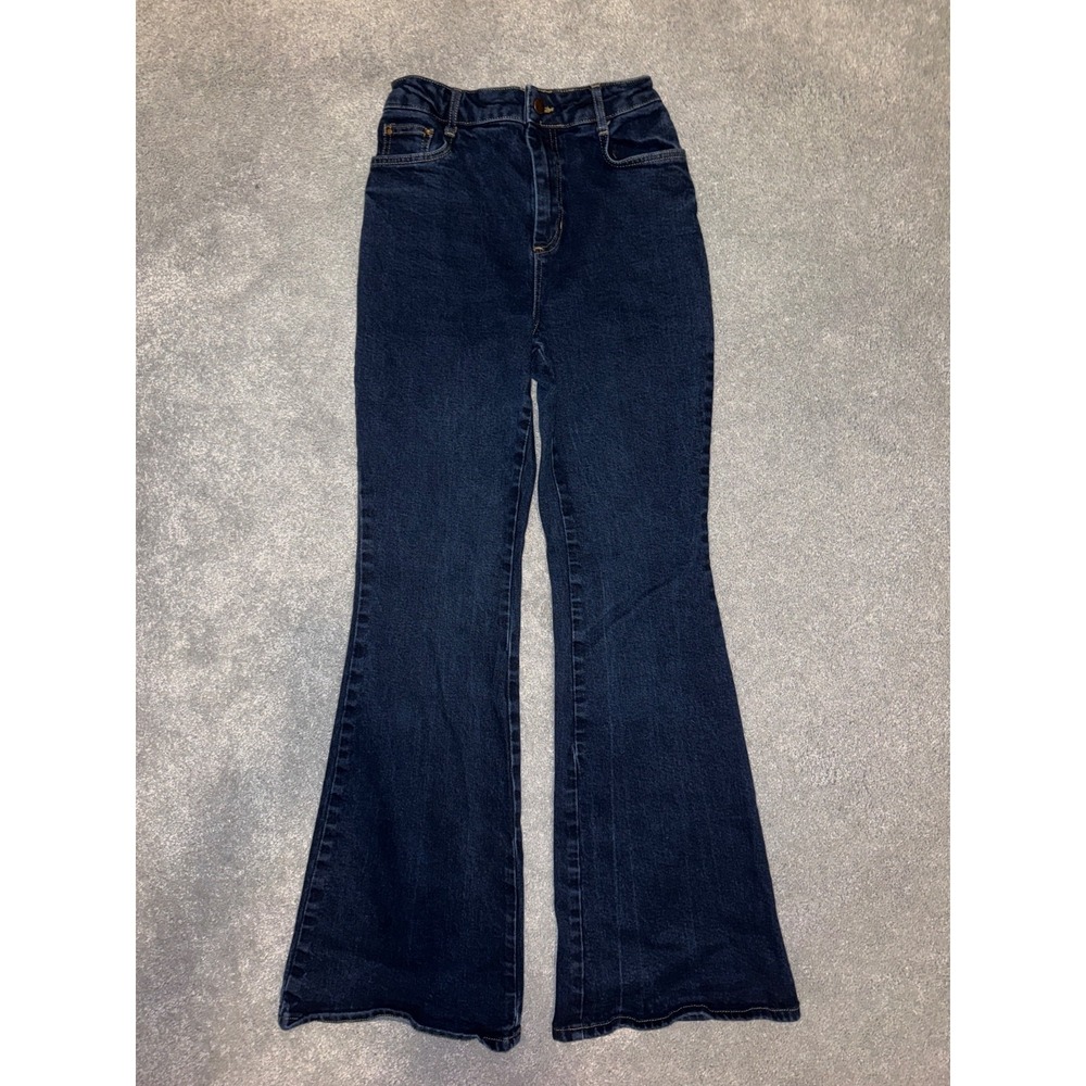Boden Marylebone Slim Flare Jeans Womens Size 4L Dark Wash Stretch Mid Rise